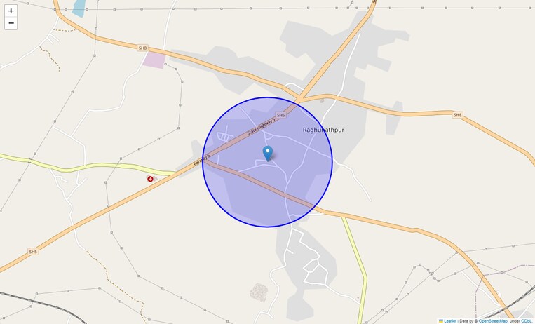 Location Map of Raghunathpur