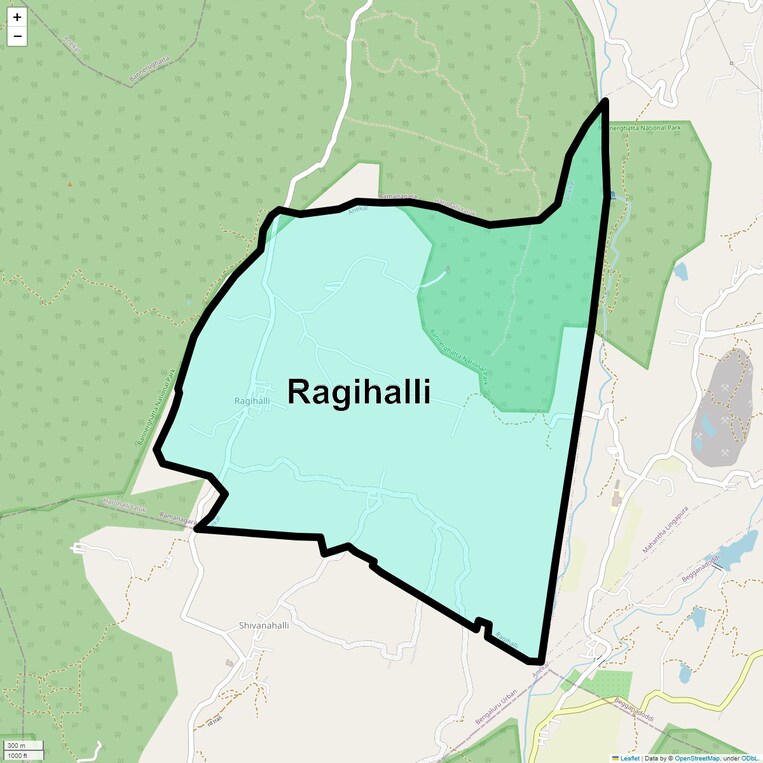Location Map of Ragihalli