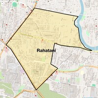 Rahatani Map