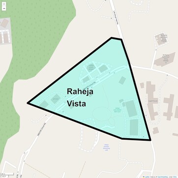 Location Map of Raheja Vista, Pune