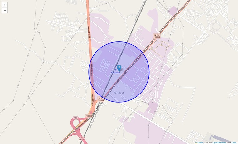 Location Map of Railway Road