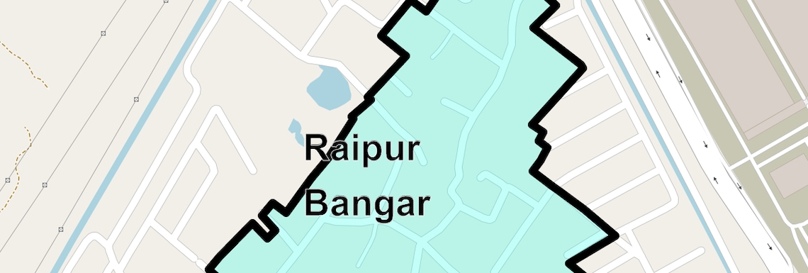 Location Map of Raipur Bangar, Greater Noida