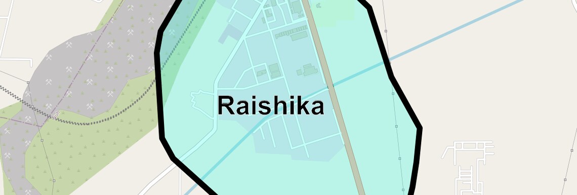 Location Map of Raishika, Gurgaon
