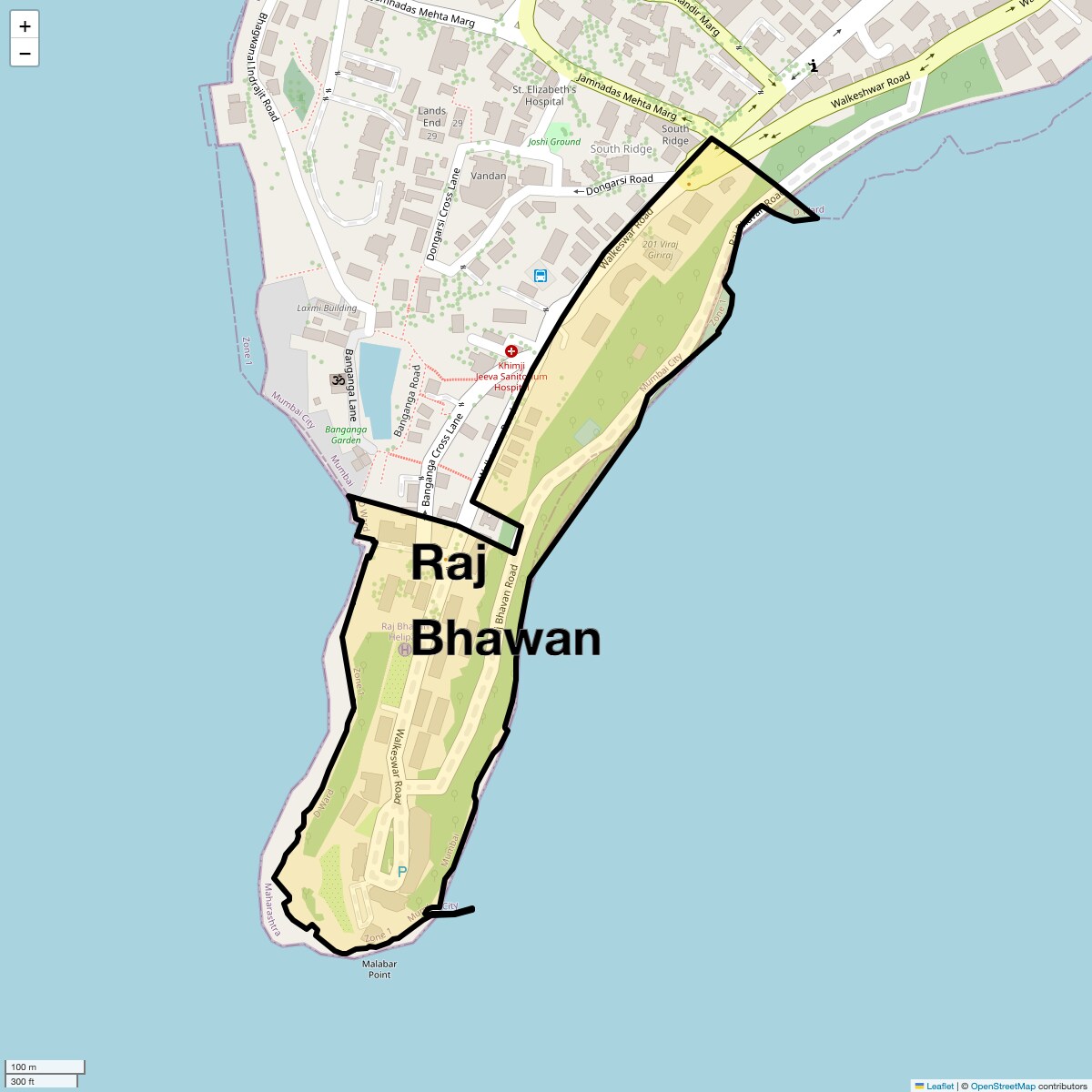 Check Time Travel of Raj Bhawan, Mumbai