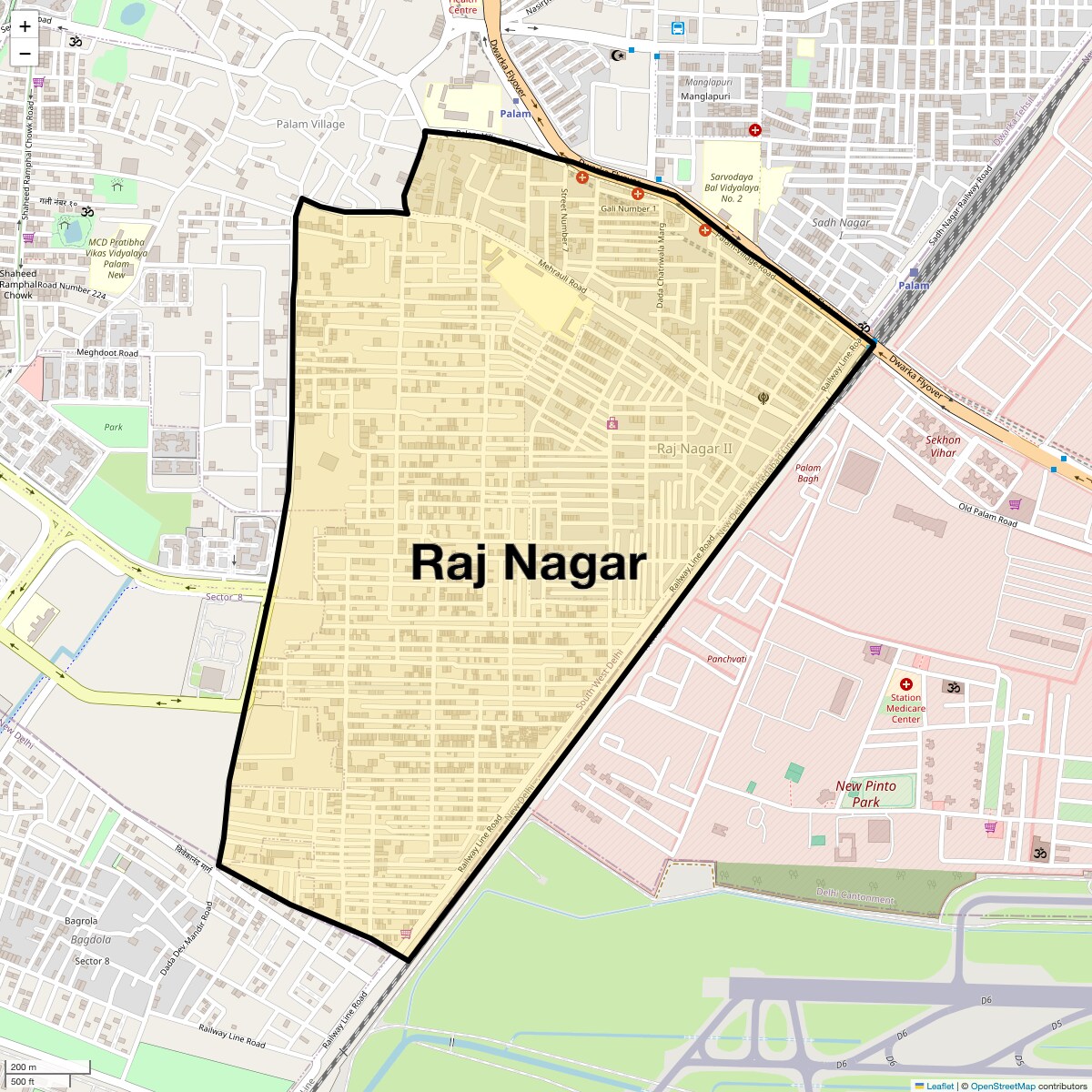 Check Time Travel of Raj Nagar, Delhi