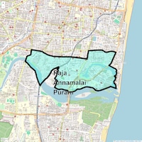 Raja Annamalai Puram Map