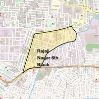 Rajaji Nagar 6th Block Map