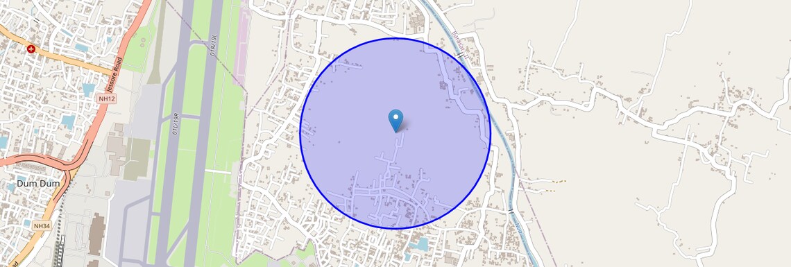 Location Map of Rajarhat Gopalpur, Kolkata