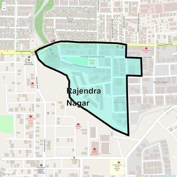 Location Map of Rajendra Nagar, Pune