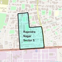 Rajendra Nagar Sector 5 Map