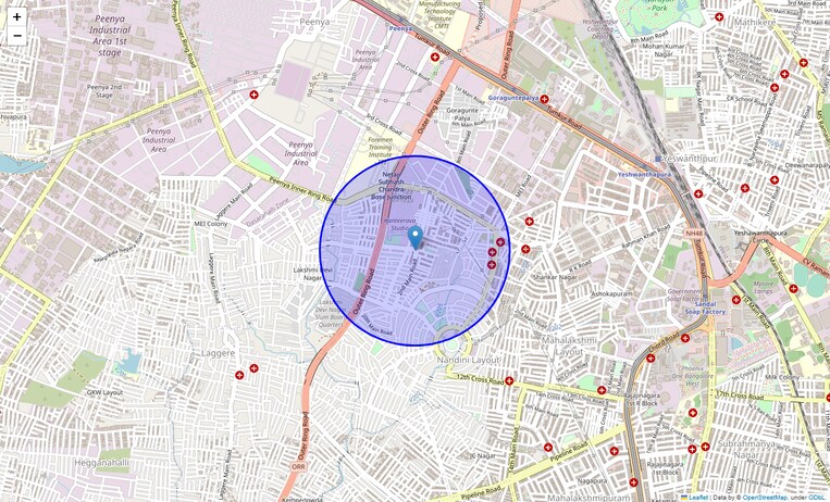 Location Map of Ram Krishna Nagar