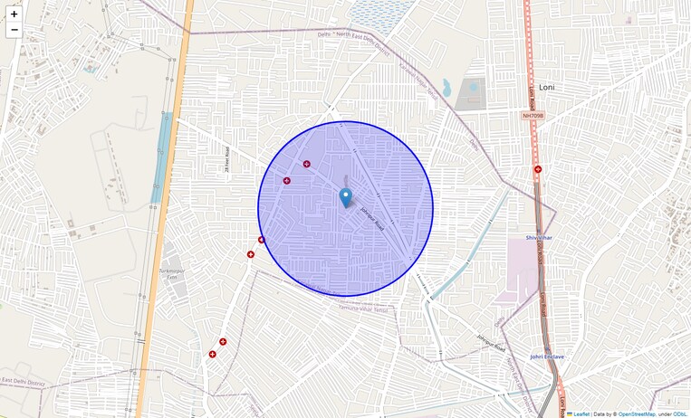 Location Map of Rama Garden