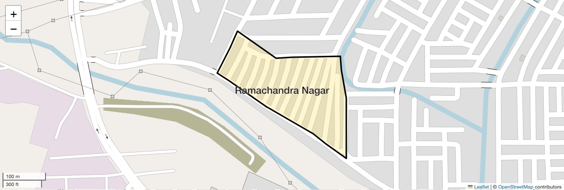 Location Map of Ramachandra Nagar, Vizag