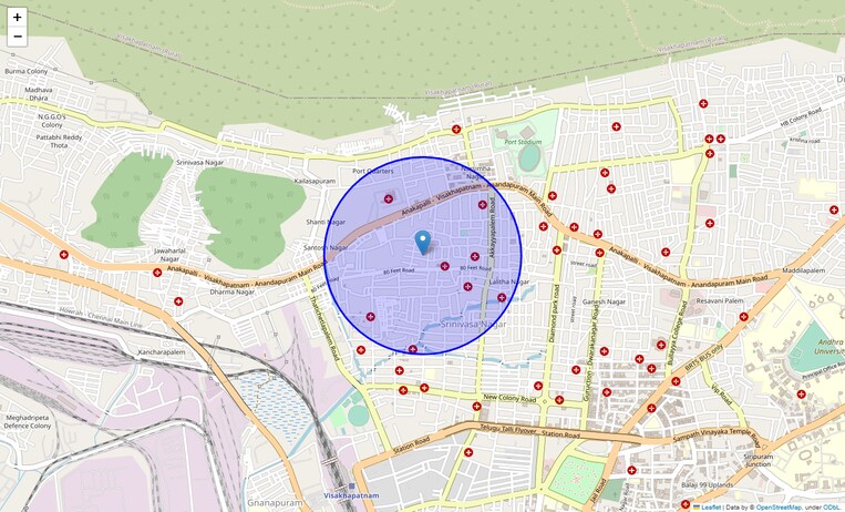 Location Map of Ramachandra Nagar