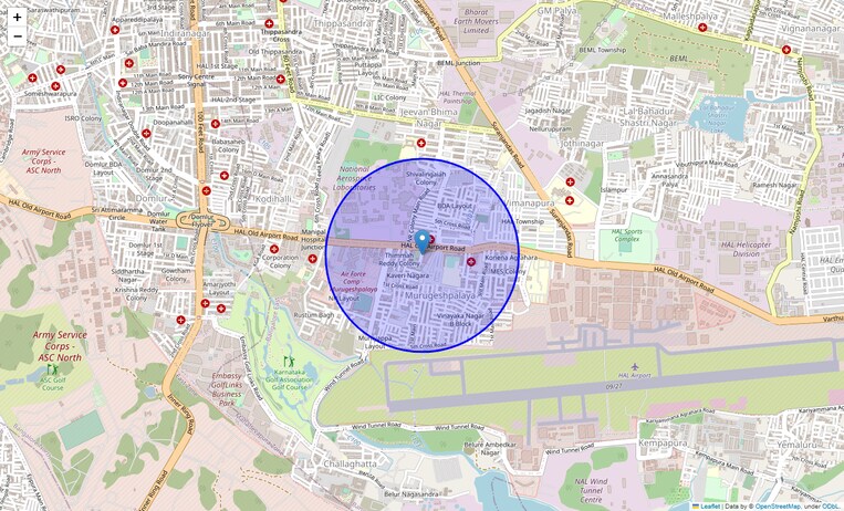 Location Map of Ramagiri