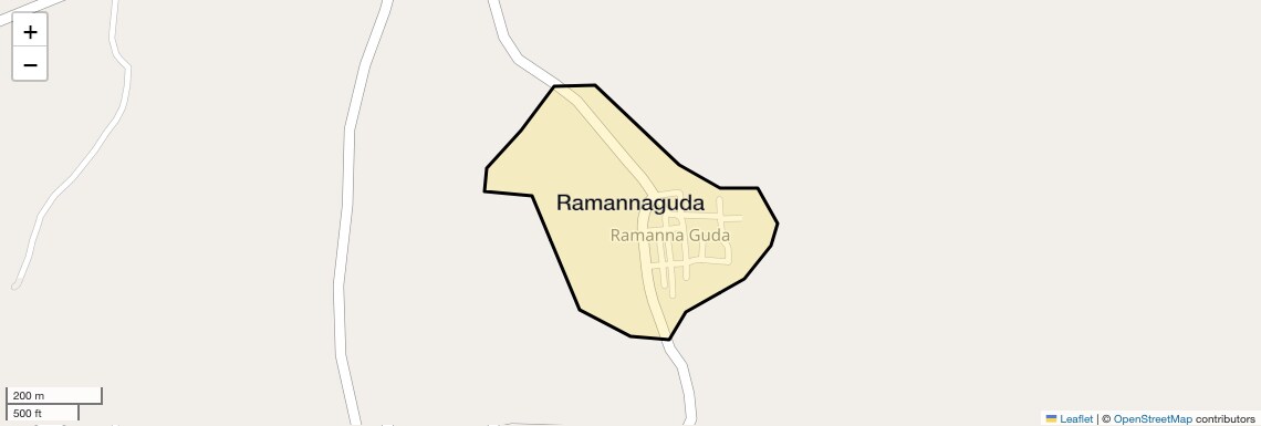 Location Map of Ramannaguda, Hyderabad