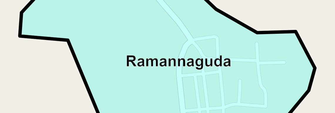 Location Map of Ramannaguda, Hyderabad