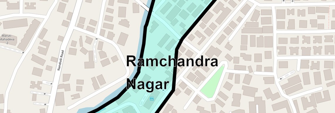 Location Map of Ramchandra Nagar, Thane