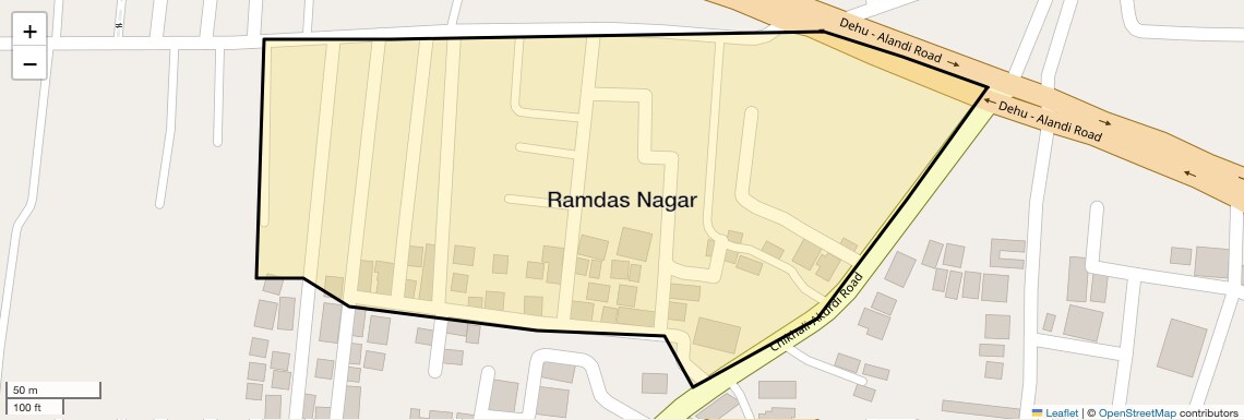 Location Map of Ramdas Nagar, Pune