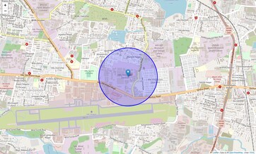 Location Map of Ramesh Nagar, Bangalore