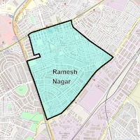 Ramesh Nagar Map