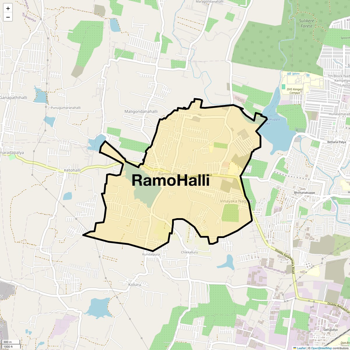 Check Time Travel of RamoHalli, Bangalore