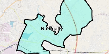 Location Map of Rampally, Hyderabad