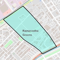 Ramprastha Greens Map