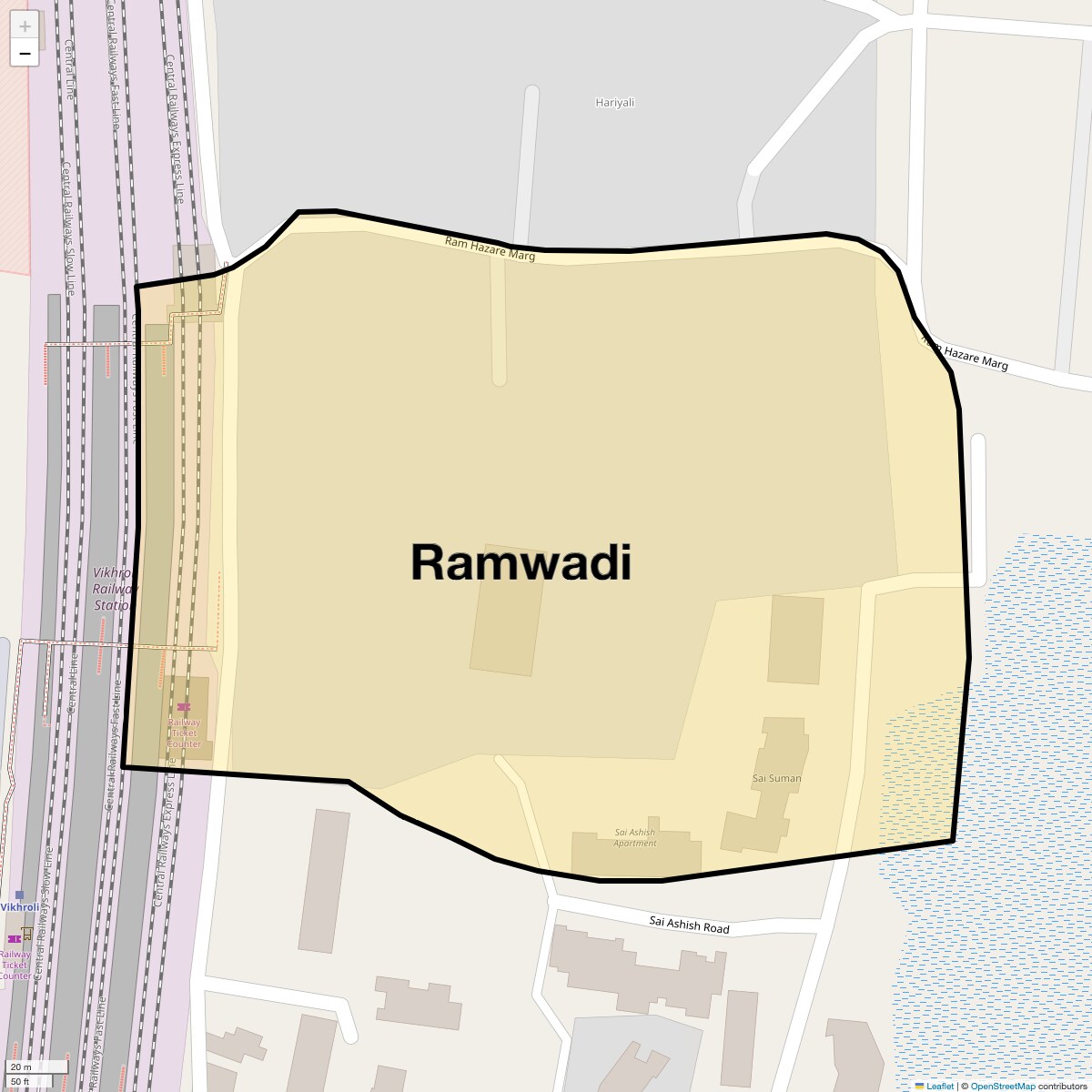Ramwadi Map