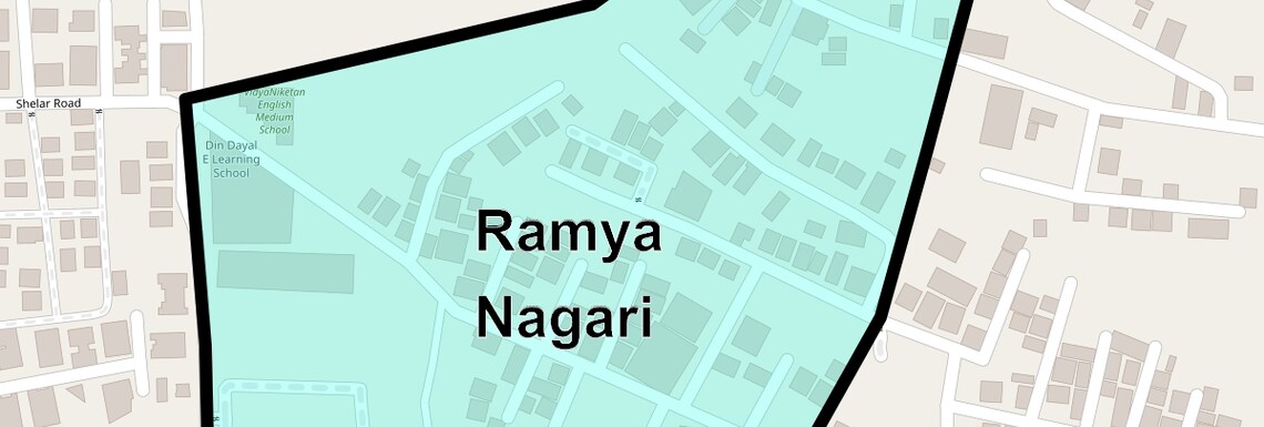 Location Map of Ramya Nagari, Pune