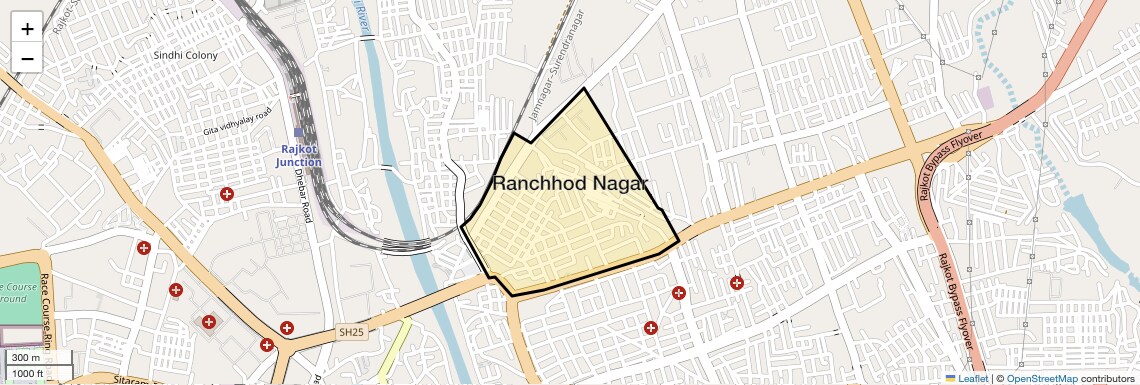 Check Time Travel of Ranchhod Nagar, Rajkot