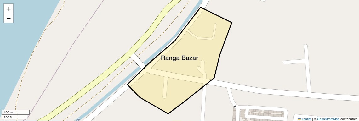 Location Map of Ranga Bazar, Bhubaneswar