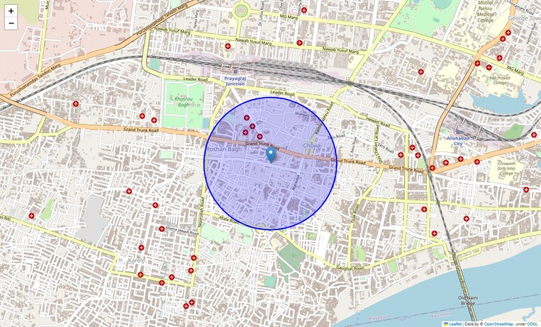Location Map of Rani Ki Mandi