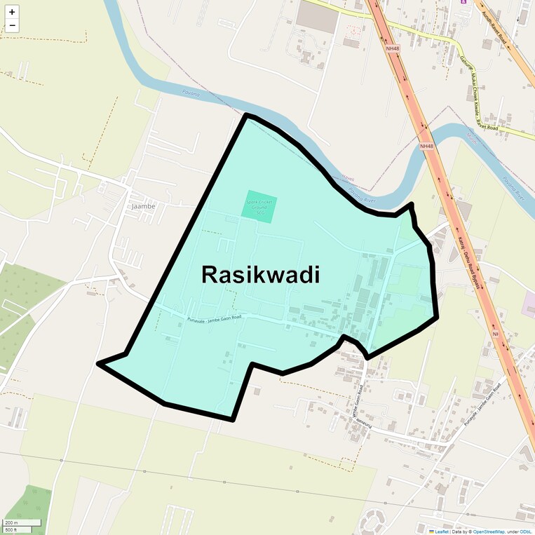 Location Map of Rasikwadi