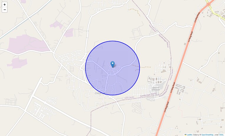 Location Map of Ratanpur