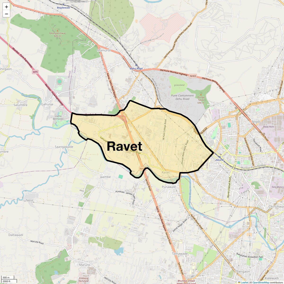 Check Time Travel of Ravet, Pune