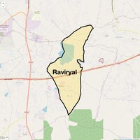 Raviryal Map