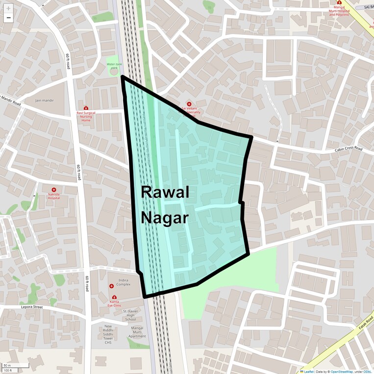 Location Map of Rawal Nagar
