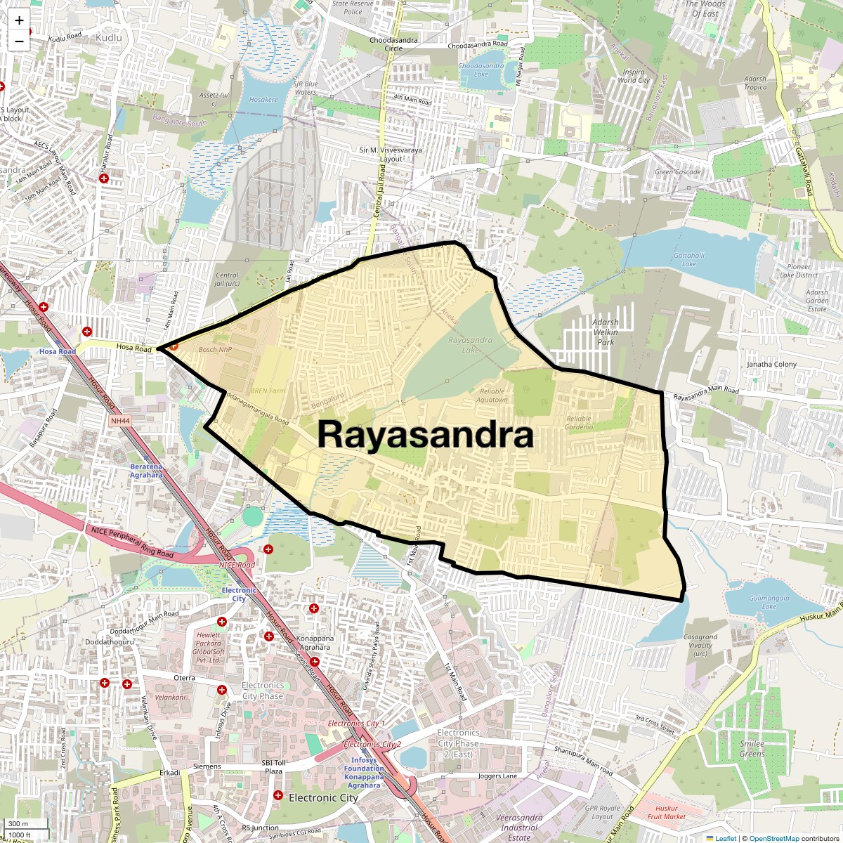 Check Time Travel of Rayasandra, Bangalore