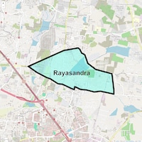 Rayasandra Map