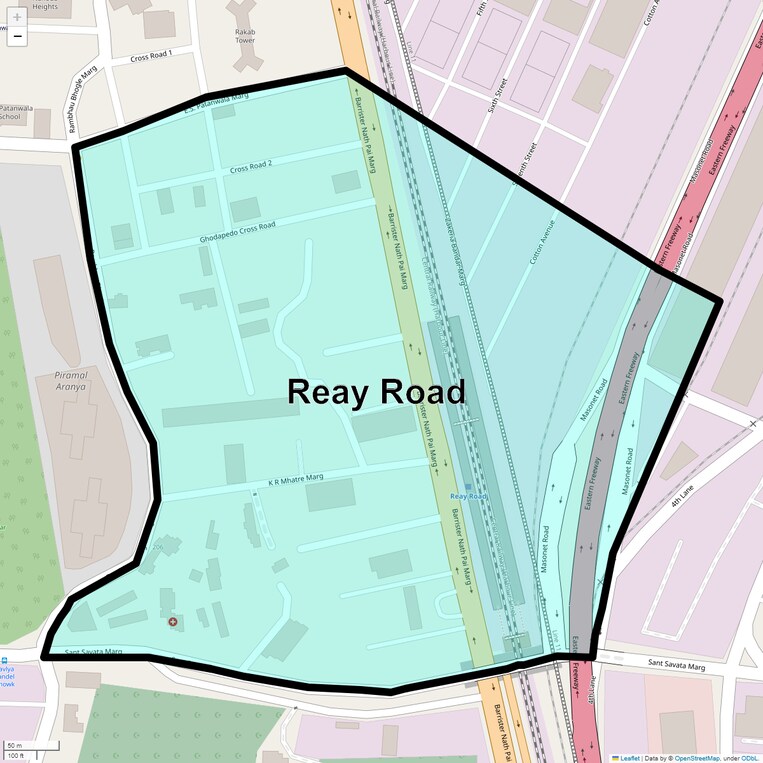 Location Map of Reay Road