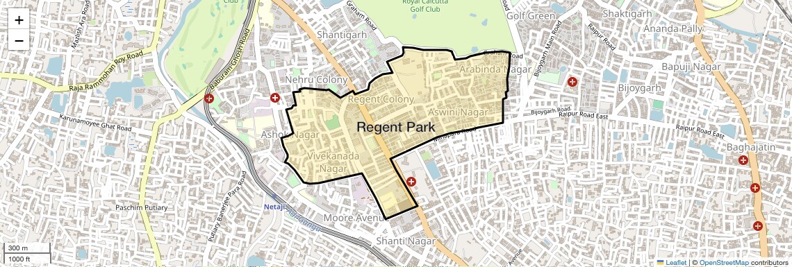 Regent Park Map