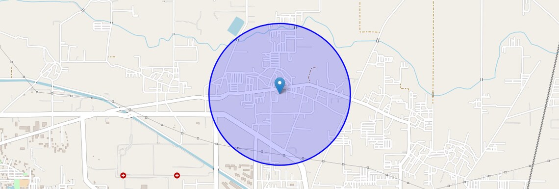 Location Map of Riwajpur, Faridabad