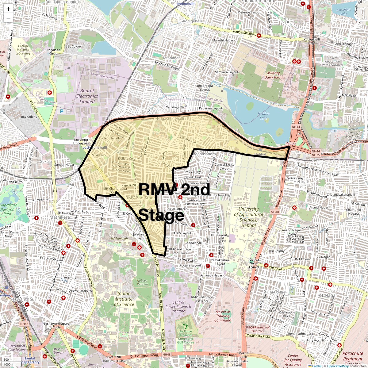 Check Time Travel of RMV 2nd Stage, Bangalore