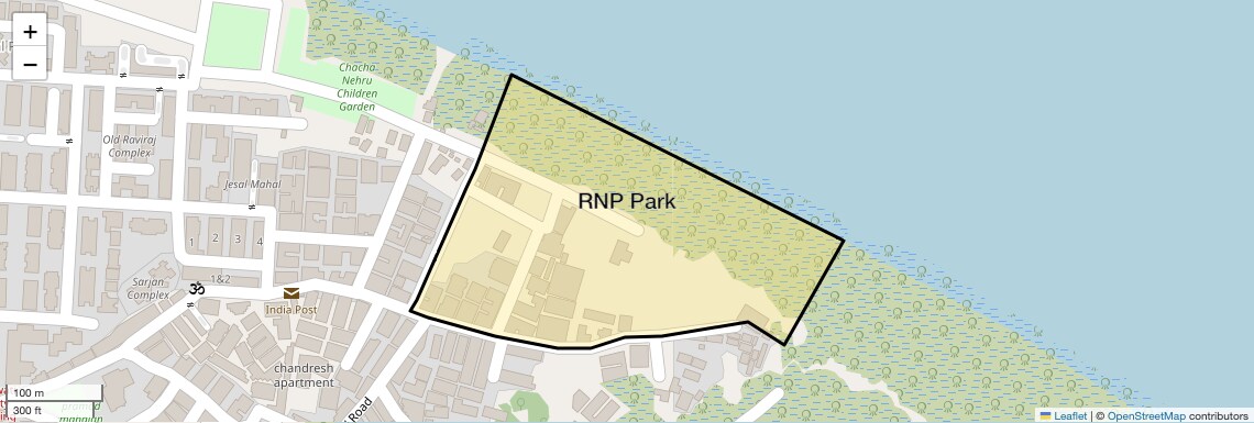 Location Map of RNP Park, Thane