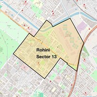 Rohini Sector 13 Map