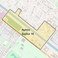 Rohini Sector 16 Map