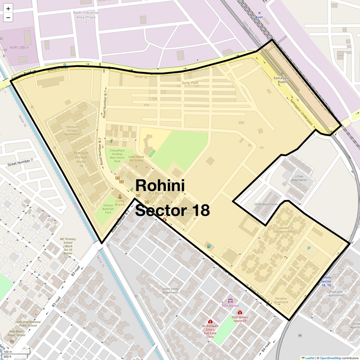 Check Time Travel of Rohini Sector 18, Delhi