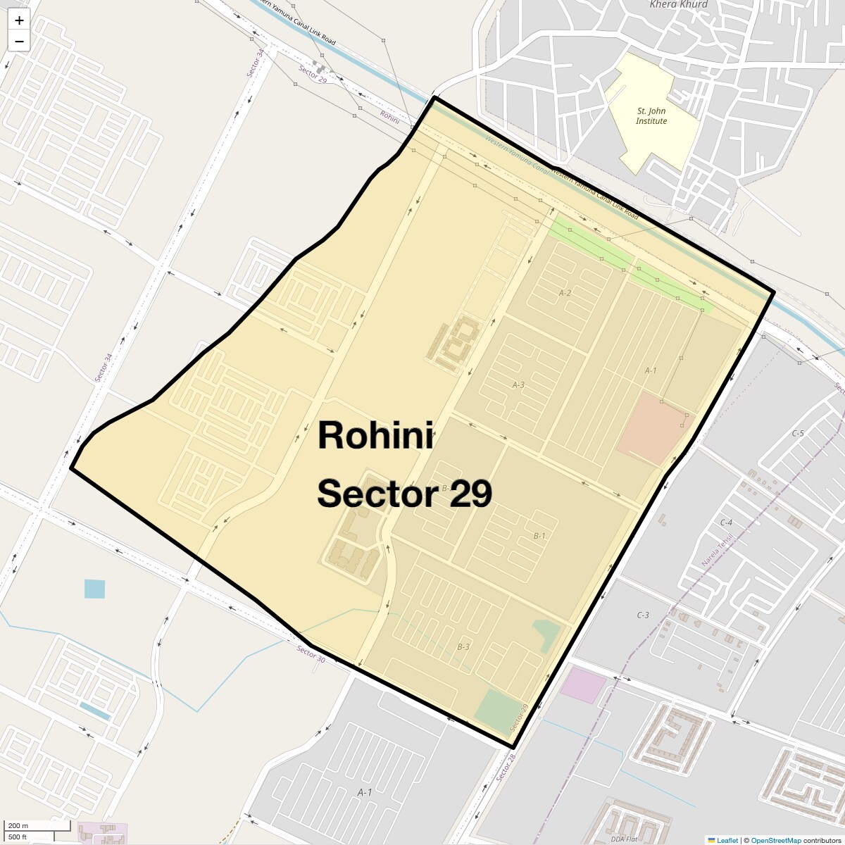 Check Time Travel of Rohini Sector 29, Delhi