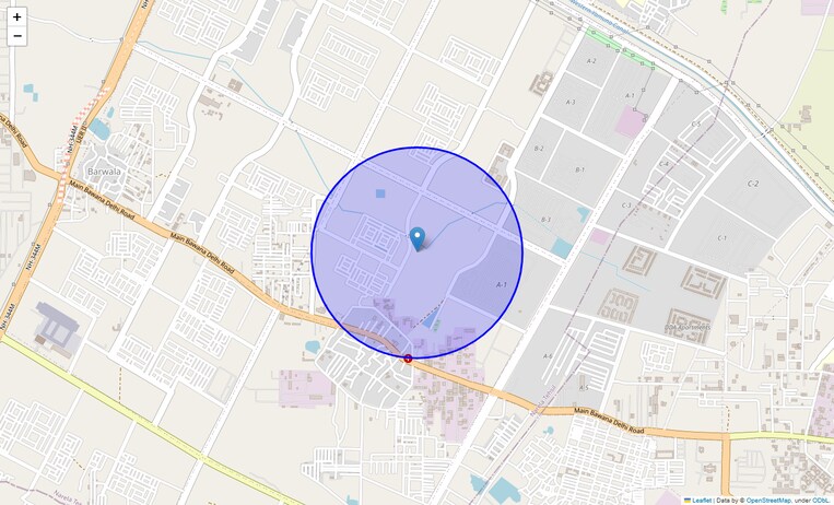 Location Map of Rohini Sector 30